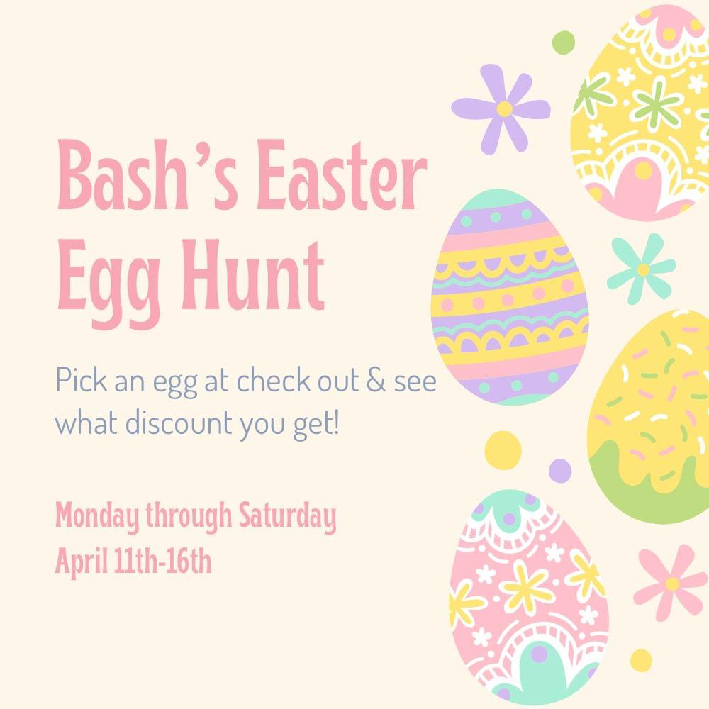 Easter Egg Hunt April 11th-16th