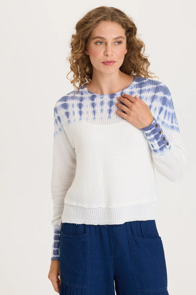 XCVI Kelsoe L/S Top - Blue/White