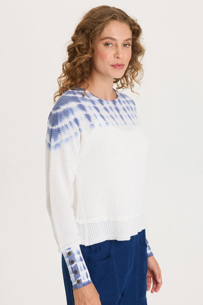 XCVI Kelsoe L/S Top - Blue/White