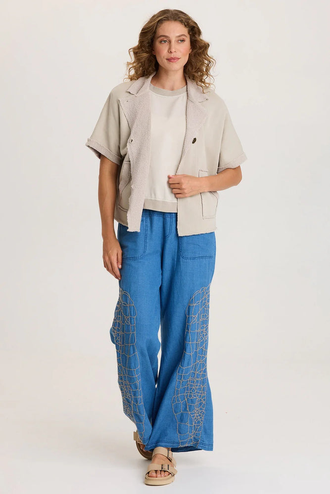 XCVI Kennison Capelet- Center Stage Pigment