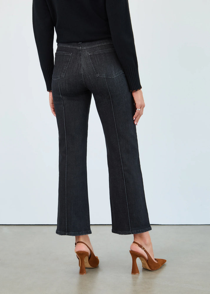 FDJ Olivia Pintuck Wide Leg - Black Wash