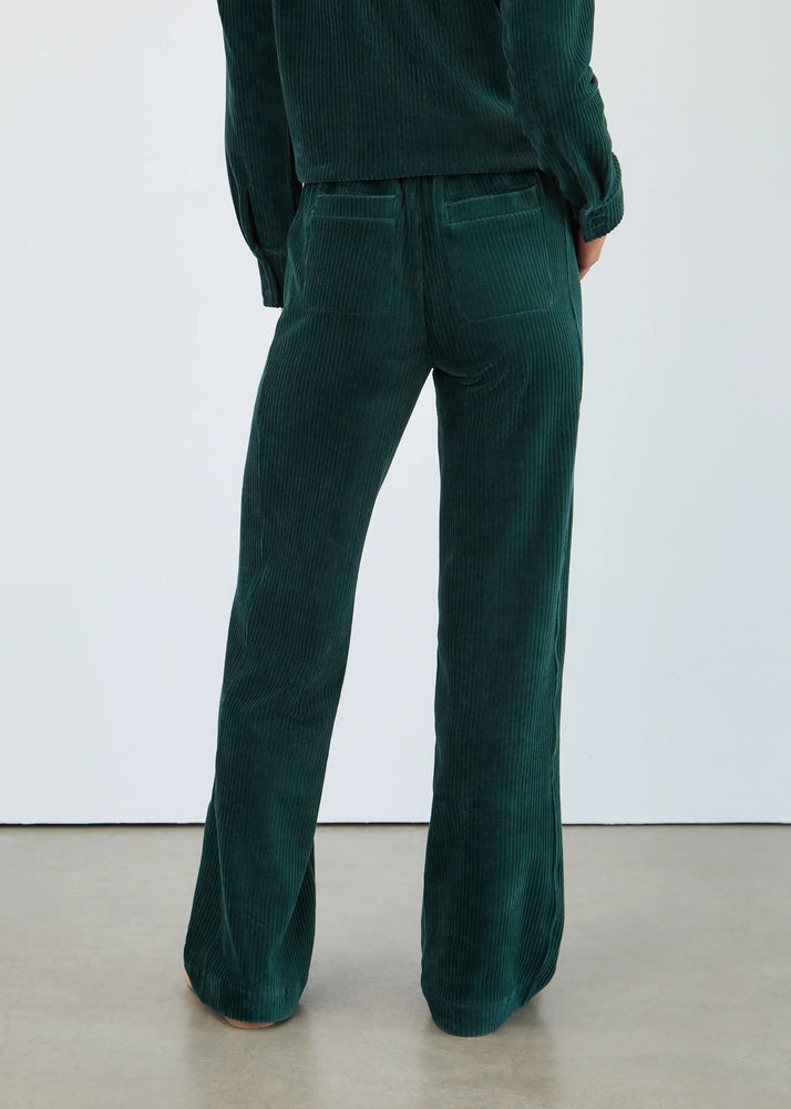 FDJ - Wide Velvet Corduroy Pants Spruce