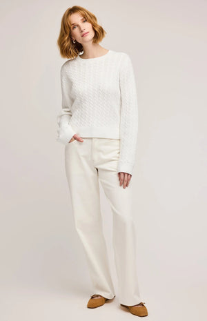 Gentle Fawn Janice Sweater - White