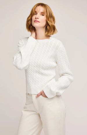 Gentle Fawn Janice Sweater - White