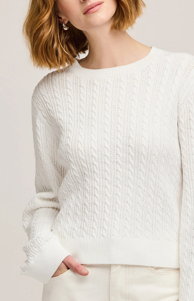 Gentle Fawn Janice Sweater - White