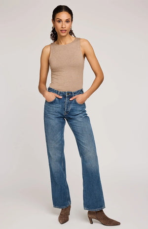 Gentle Fawn Cyrus Tank Top - Heather Khaki