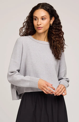 Gentle Fawn Axel Sweater - Heather Ash