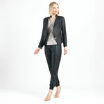 Clara Sunwoo Liquid "Leather" Jacket - Black