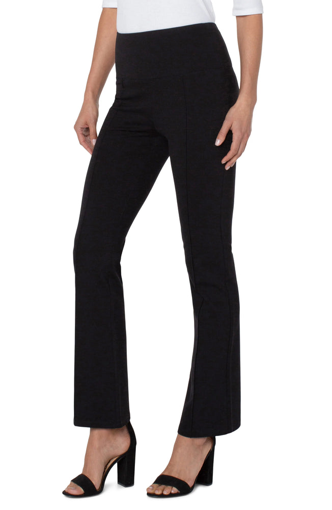 Liverpool - Pearl Flare Slacks Black