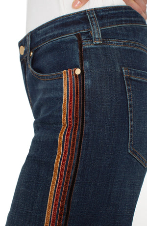 Liverpool Stride Jeans With Velvet Trim - Eastmoor