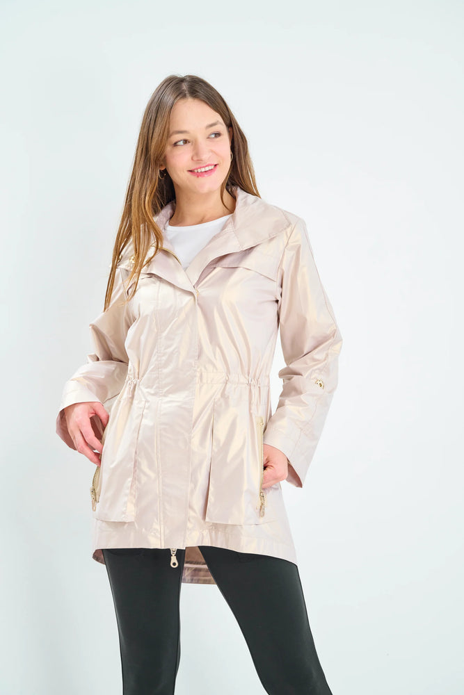 My Anorak Metallic Rain Jacket