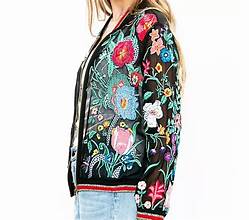 Aratta Bellezza Embroidered Detail Jacket - Black