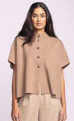 Pink Martini - Camel Poncho Top