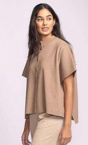 Pink Martini - Camel Poncho Top