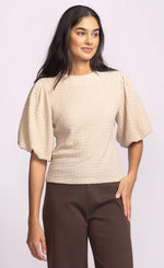 Pink Martini Lita Top - Beige