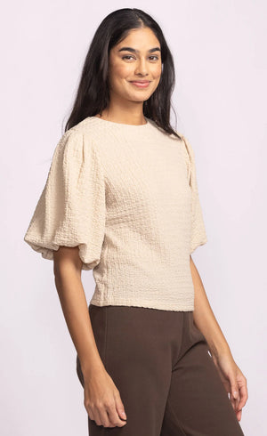 Pink Martini Lita Top - Beige