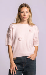 Pink Martini - Pink Sweater With Florets