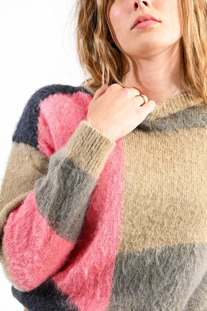 Molly Bracken Color Block Sweater