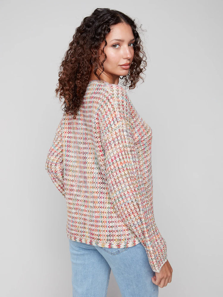 Charlie B Multi-color Yarn Sweater