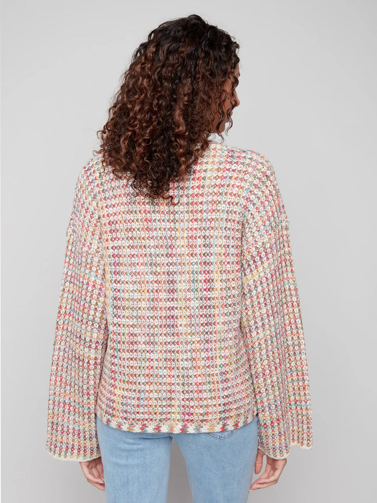 Charlie B Multi-color Yarn Sweater