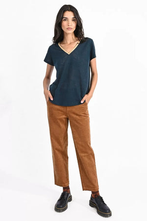 Molly Bracken Flamed Knitted Tee
