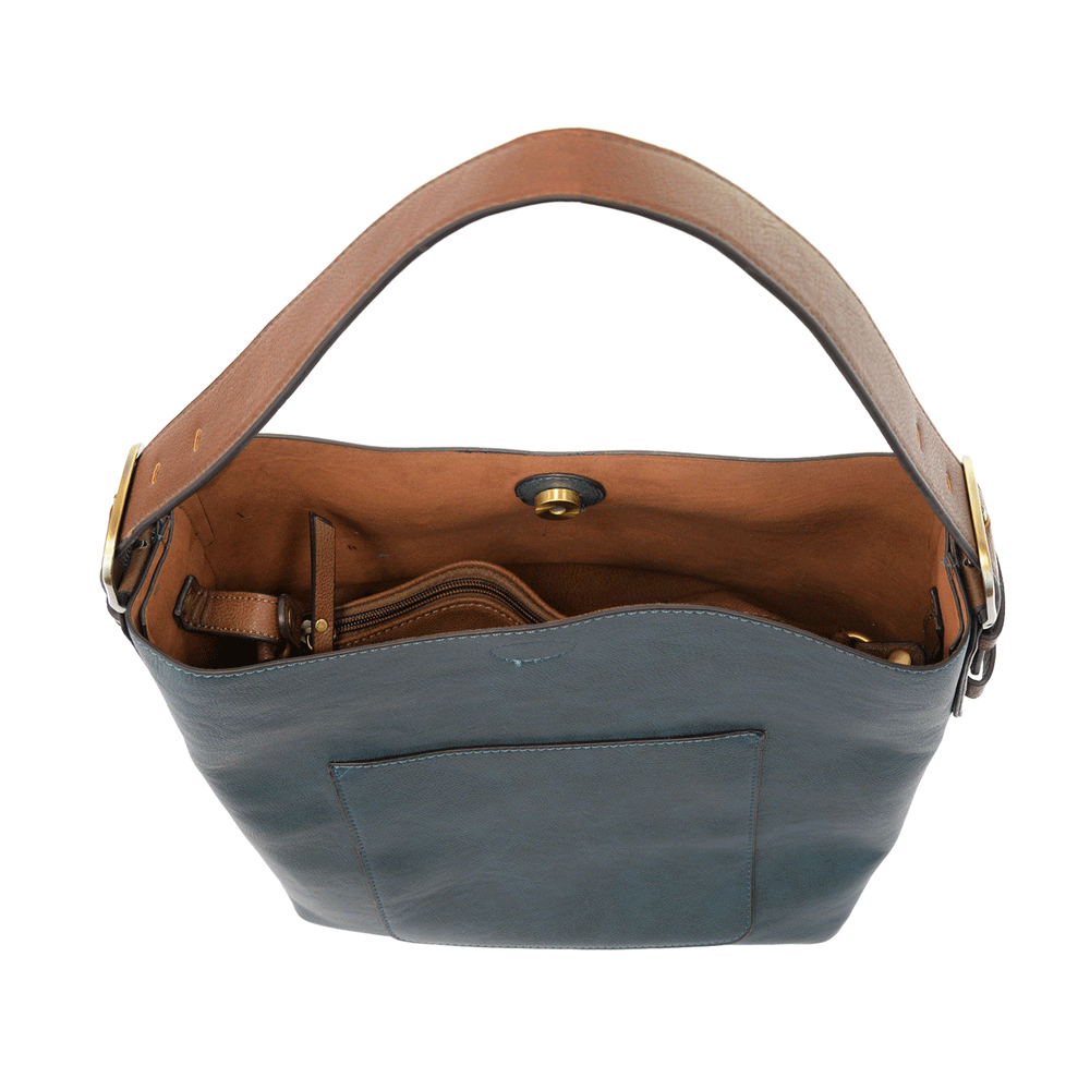 Joy Susan - Dark Chambray Hobo Coffee Handle Handbag