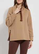 Lysse Iris Quilted Jersey Pullover