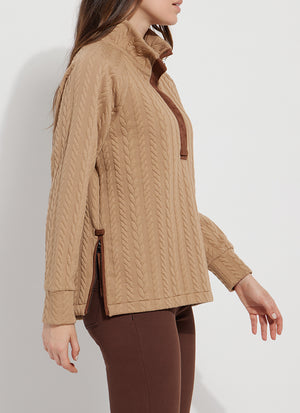 Lysse Iris Quilted Jersey Pullover