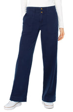 Liverpool Utility Patch Pocket Wide Leg