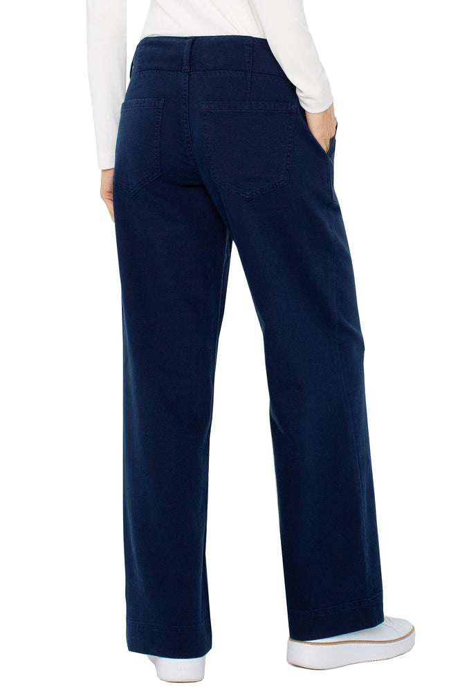 Liverpool Utility Patch Pocket Wide Leg