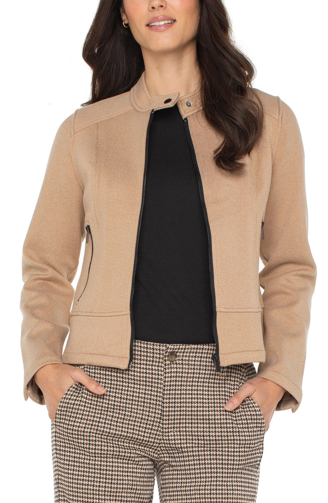 Liverpool Biker Jacket - Camel