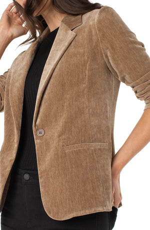 Liverpool Fitted Blazer - Harvest Khaki