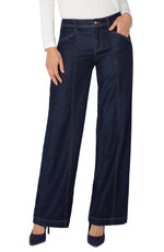 Liverpool Wide Leg Trouser - Indigo Rinse