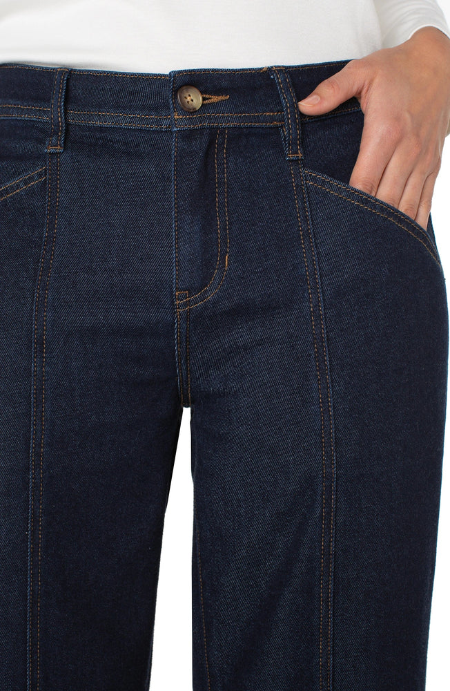Liverpool Wide Leg Trouser - Indigo Rinse