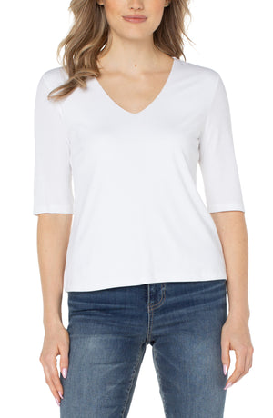 Liverpool Double Layer V Neck Top