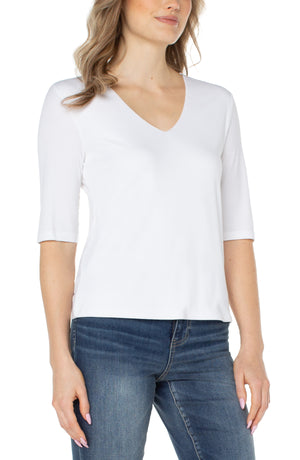 Liverpool Double Layer V Neck Top