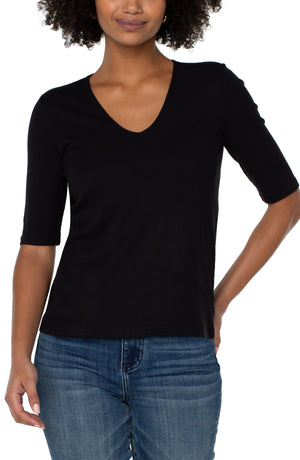 Liverpool Double Layer V Neck Top