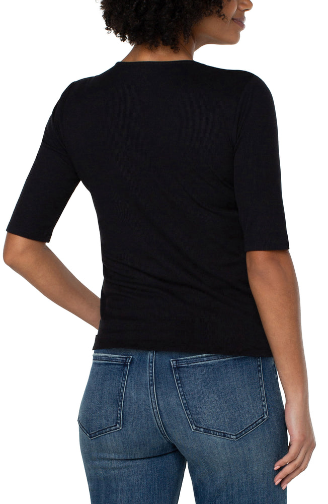 Liverpool Double Layer V Neck Top