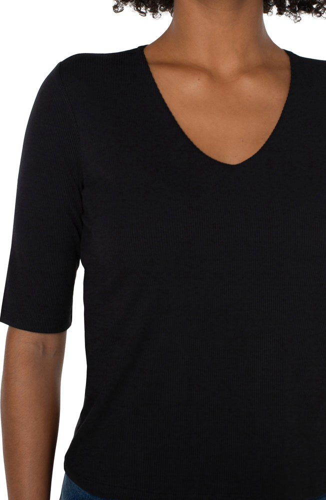 Liverpool Double Layer V Neck Top