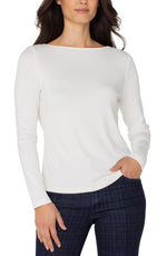 Liverpool Longsleeve Boat Neck - Cream